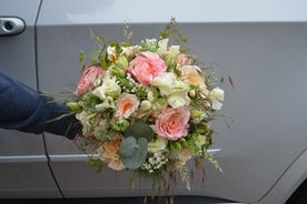 Blumenstrauss Hochzeit rosa-weiss